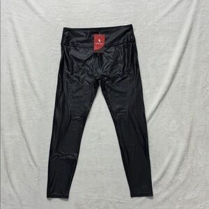 Faux Leather Leggings Santiny XL new